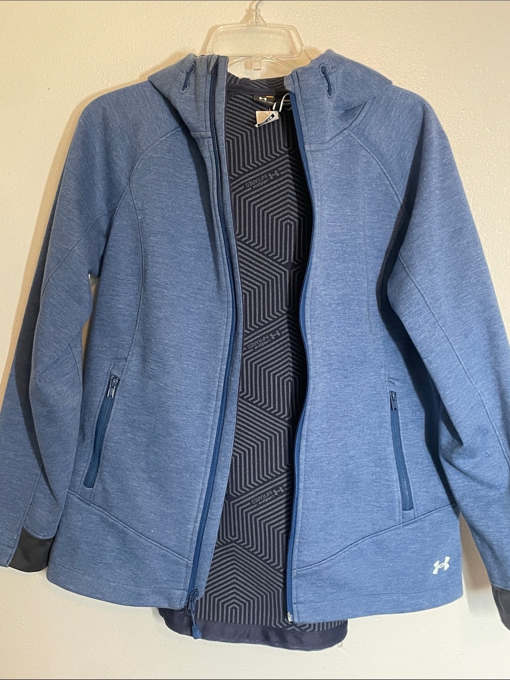 Under Armour Blue Hooded Full-Zip Jacket
